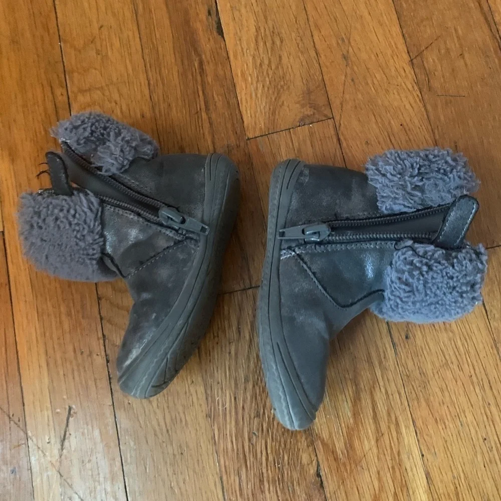 Obaibi - Fake fur boots - Size 21 (US 5.5)